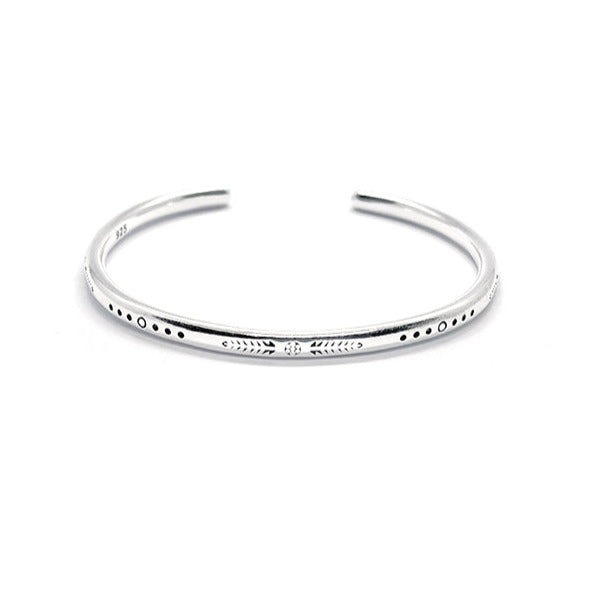 PALENQUE STERLING SILVER BANGLE